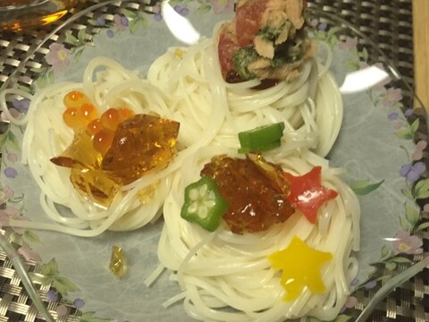 オシャレそうめん レシピ 作り方 By ゆりりんご 楽天レシピ オシャレそうめん レシピ 作り方 By ゆりりんご 楽天レシピ